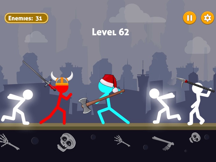 Stickman war - hero battle