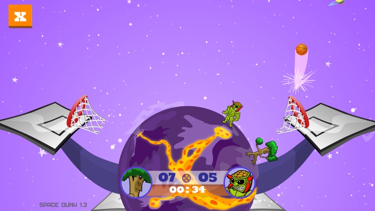 Space Dunk Basketball screenshot-2