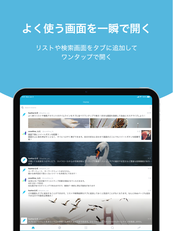 feather lite for Twitterのおすすめ画像2