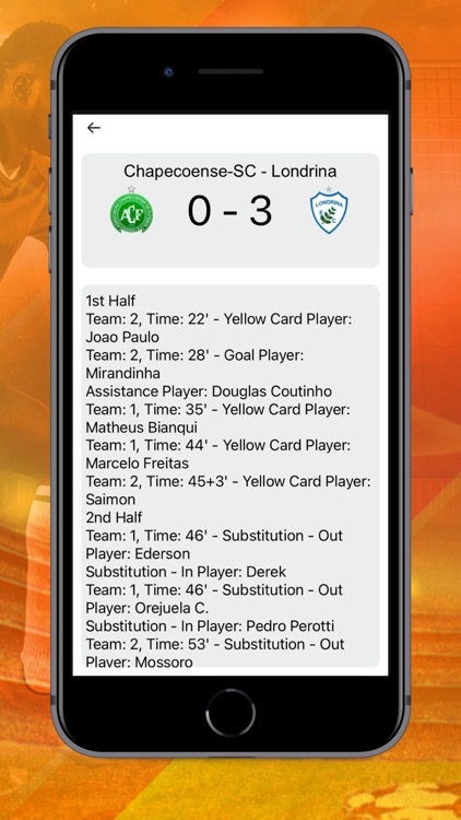 Belano - sport bet and results