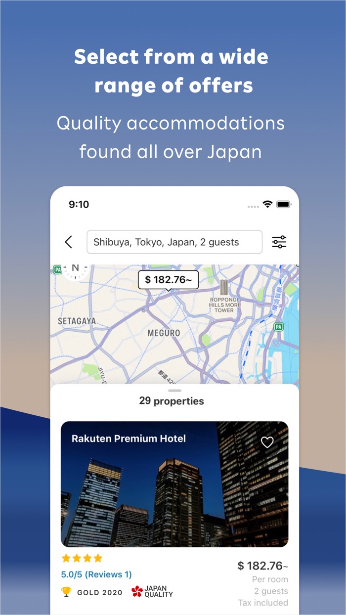 Rakuten Travel Hotel Booking