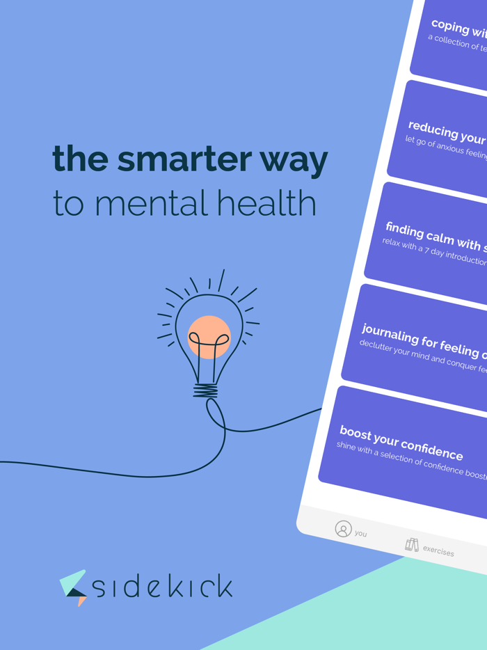 sidekick mental health app