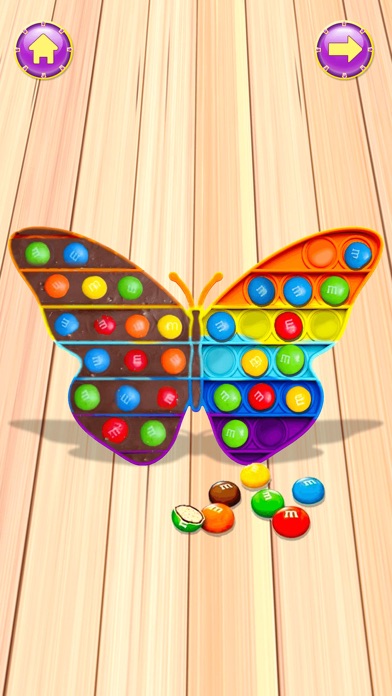 Chocolate Pop It DIY Games Screenshot on iOS