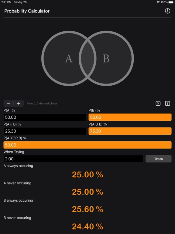 Probability Calculator Plus screenshot 13