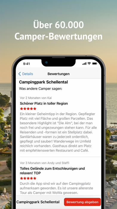 ADAC Camping / Stellplatz 2023 app screenshot 1 by ADAC Camping GmbH - appdatabase.net