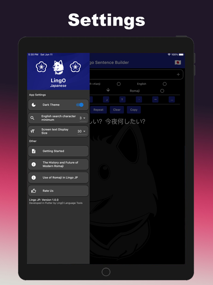 Lingo JP Japanese Romanization