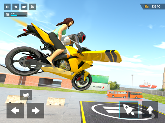 Flying Motorbike: Bike Game screenshot 2
