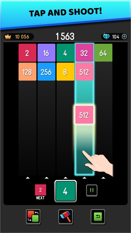 Merge Blocks - Number Puzzle