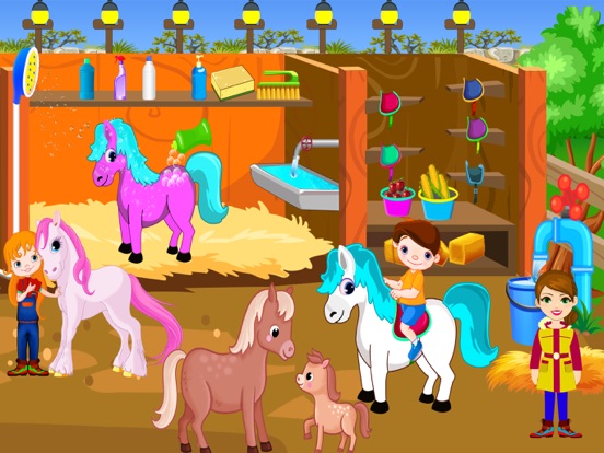 My Pony Horse Stable Town Life screenshot 2