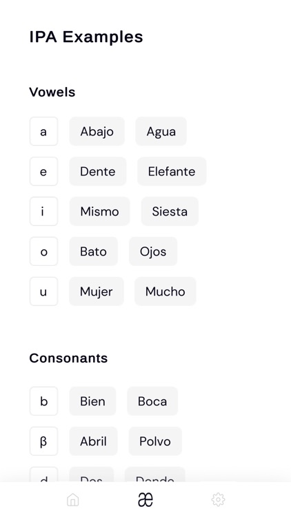 Spanish IPA Dictionary