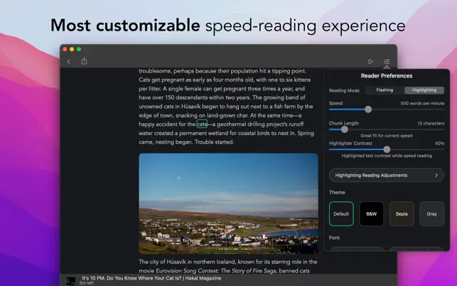 Captura de Pantalla 4 Outread: Speed Reading iphone