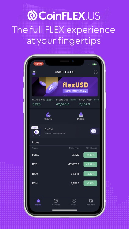 CoinFLEX.US - Home of flexUSD