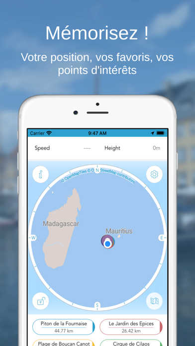 La Réunion : Carte Offline La Réunion : Carte Offline