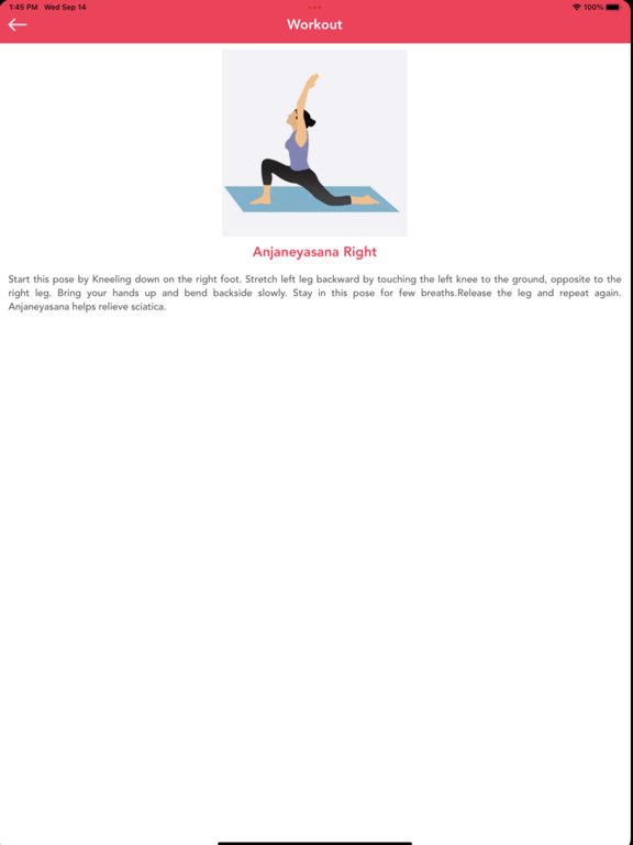 Yoga Workout- Personal Trainer screenshot 2