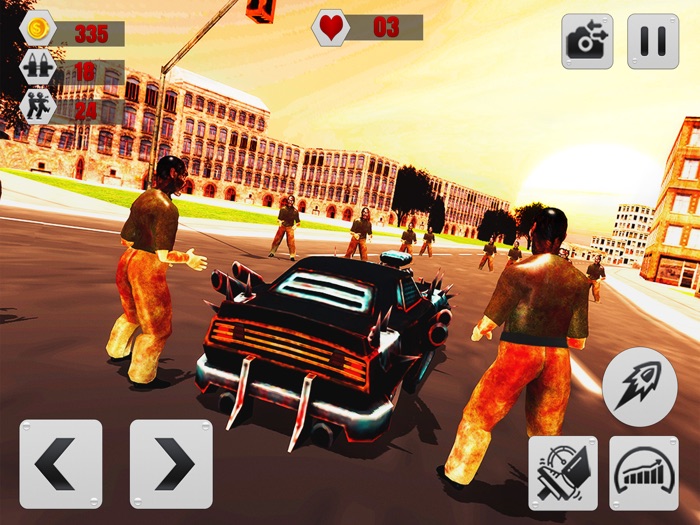 Zombie Highway Car Shooting