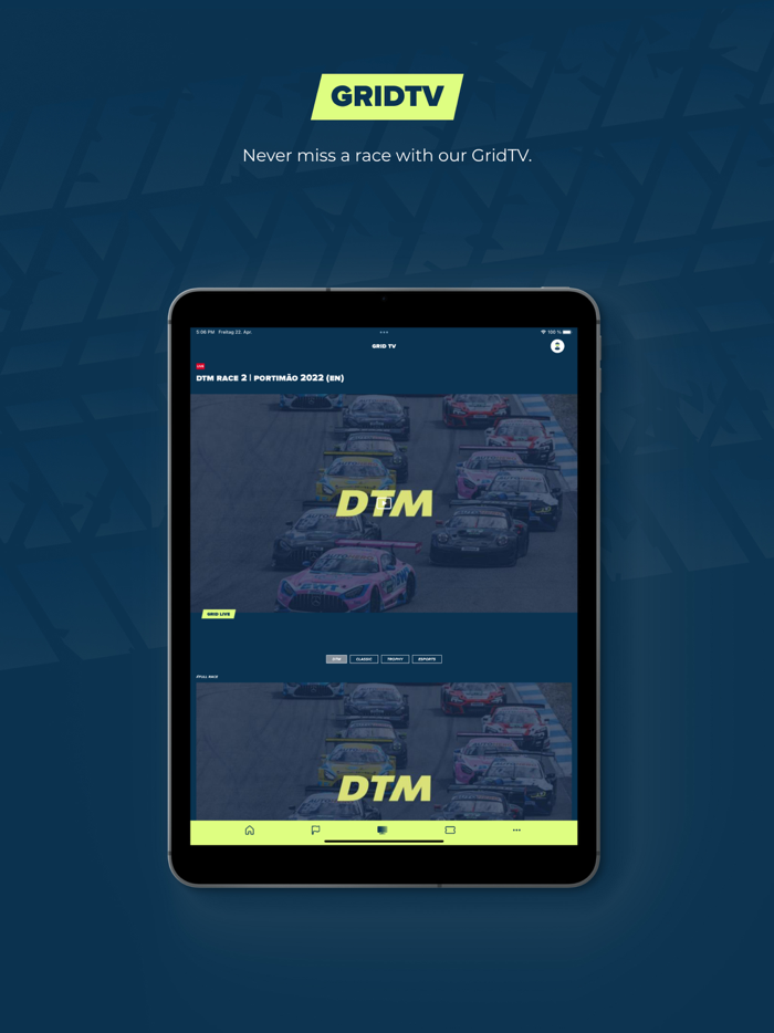 DTM – the official App
