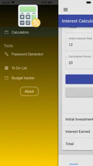 interest calculator and tools iphone screenshot 3