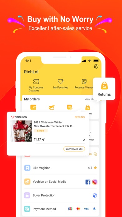 Voghion - Online shopping app Voghion - Online shopping app