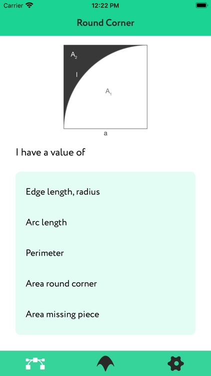 Circular Corner Calculator