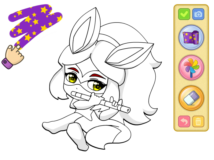 Ladybug Chibi Coloring