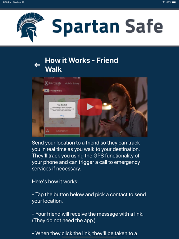 CWRU Spartan Safe screenshot 3