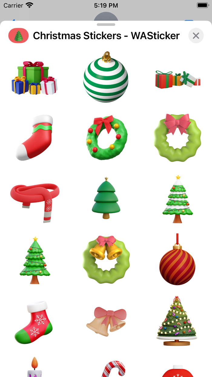 Christmas Stickers-2023 Wishes