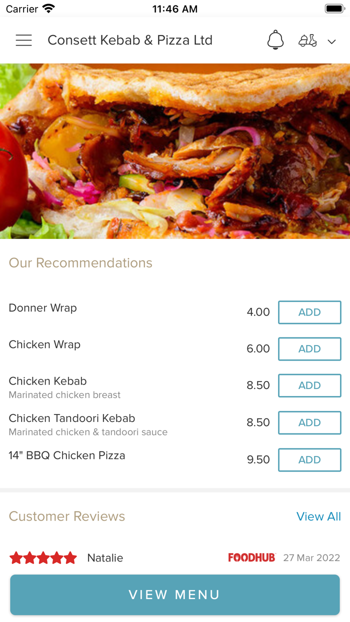 Consett Kebab  Pizza Ltd