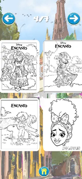 Game screenshot Mirable coloring book encanto apk