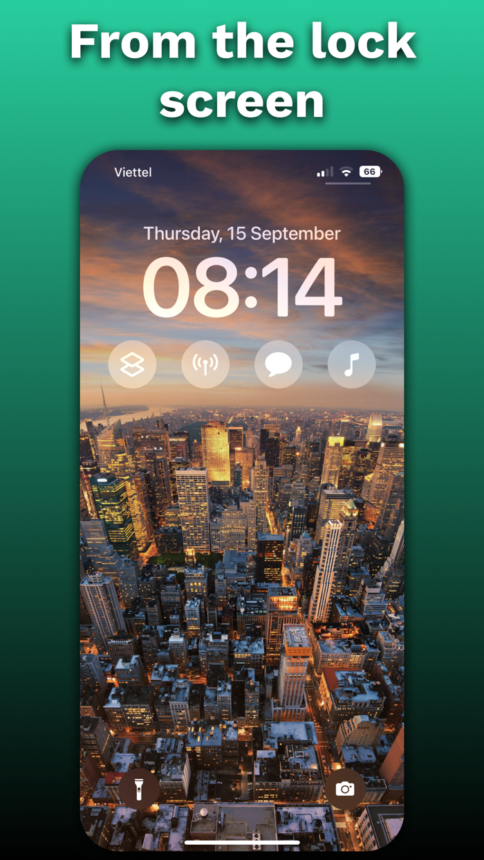 App Launcher Lockscreen Widget
