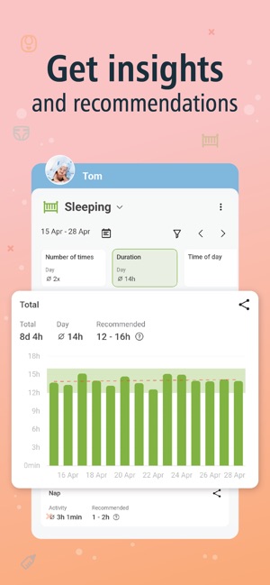 Baby Daybook－Tracker, Schedule