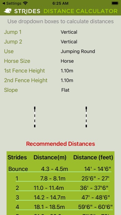 StridesDistanceCalculator