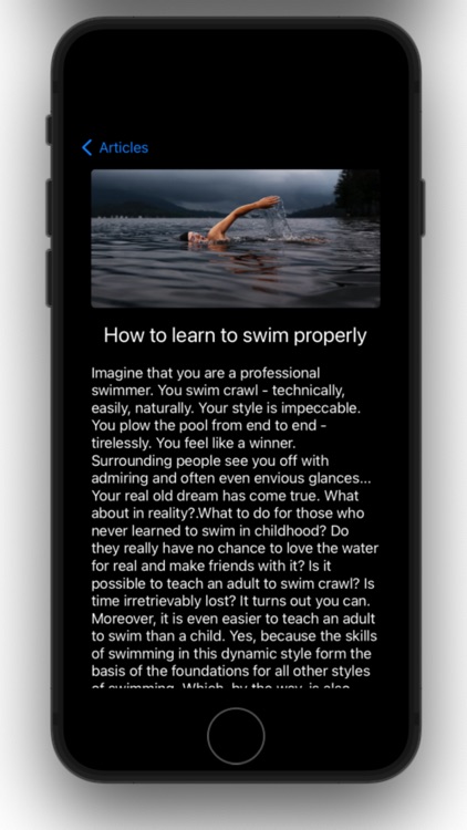Hard swimming training screenshot-3