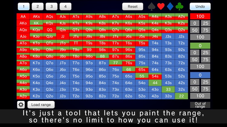 Poker Range Painter