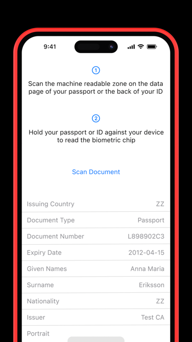 Biometric Passport Reader screenshot 3