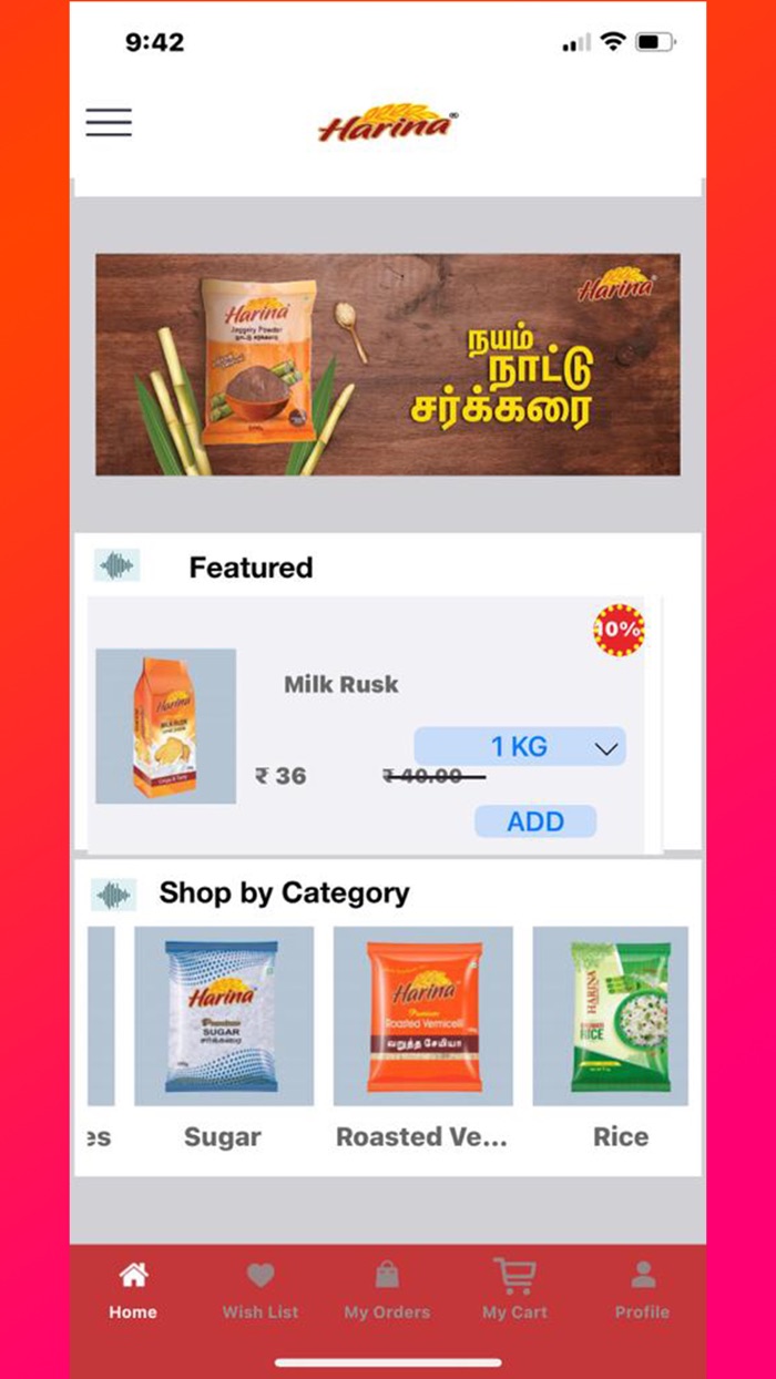 Harina Foods Grocery shopping