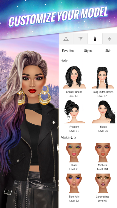 Screenshot from Covet Fashion: Model Makeover