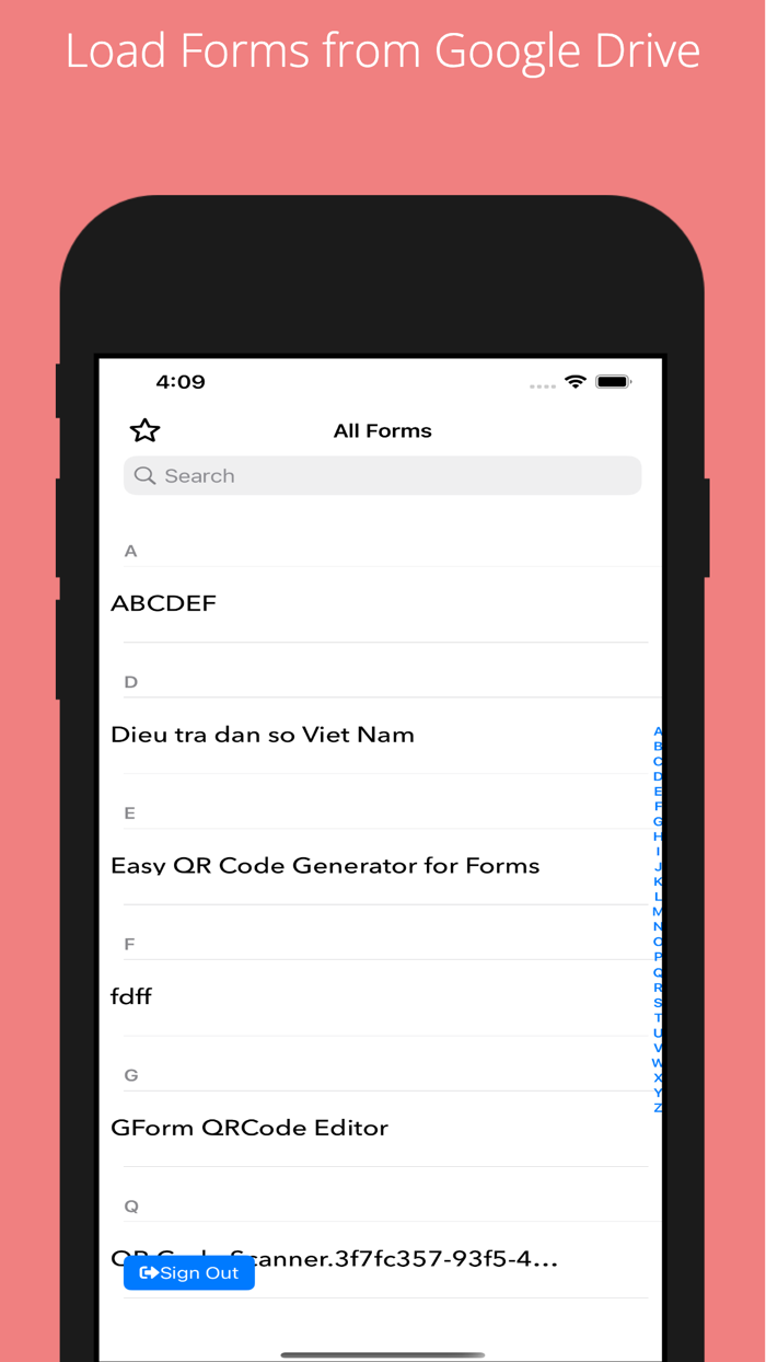 QRCode Sharing for Forms