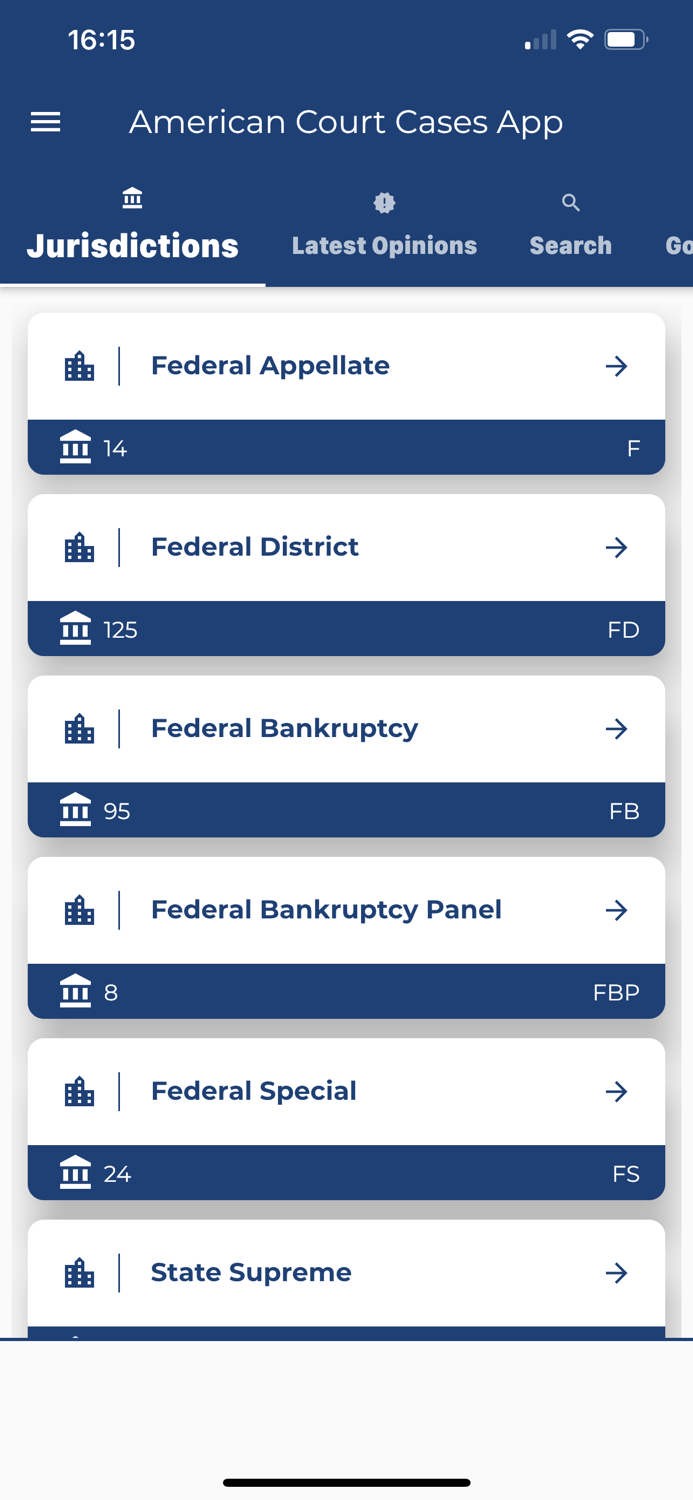 American Court Cases App