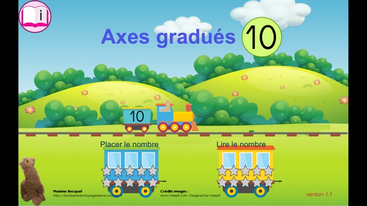 Axes gradués 10