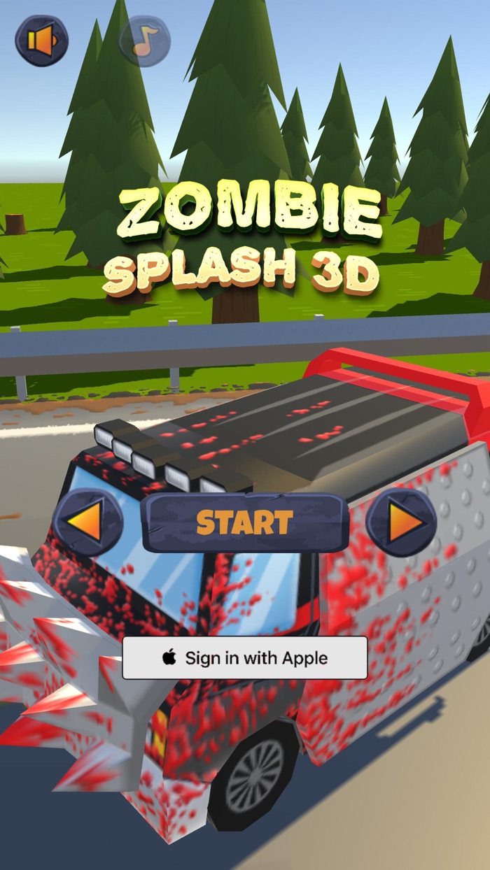Zombie Splash 3D Action game