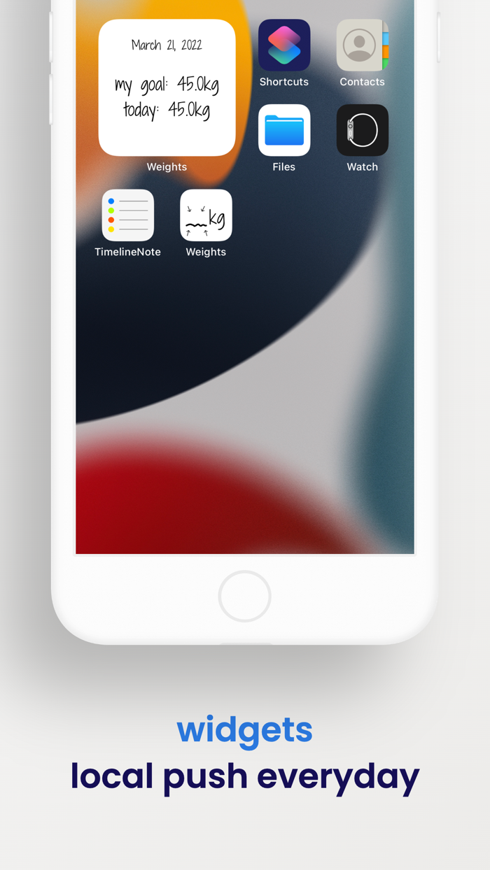 weight manager - caligraphic