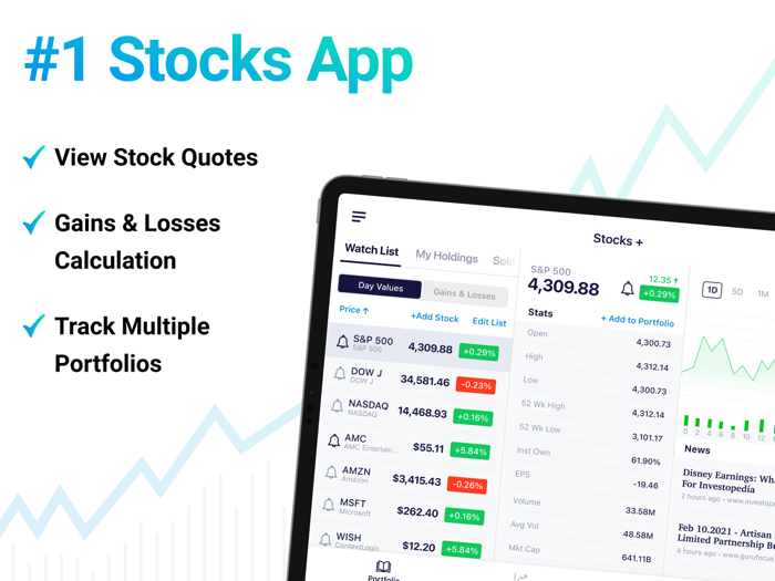 Stocks app