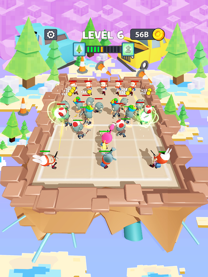 Merge Survival Zombie Battle