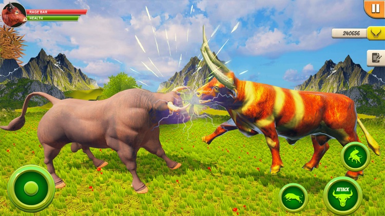 Wild Bull Simulator Attack