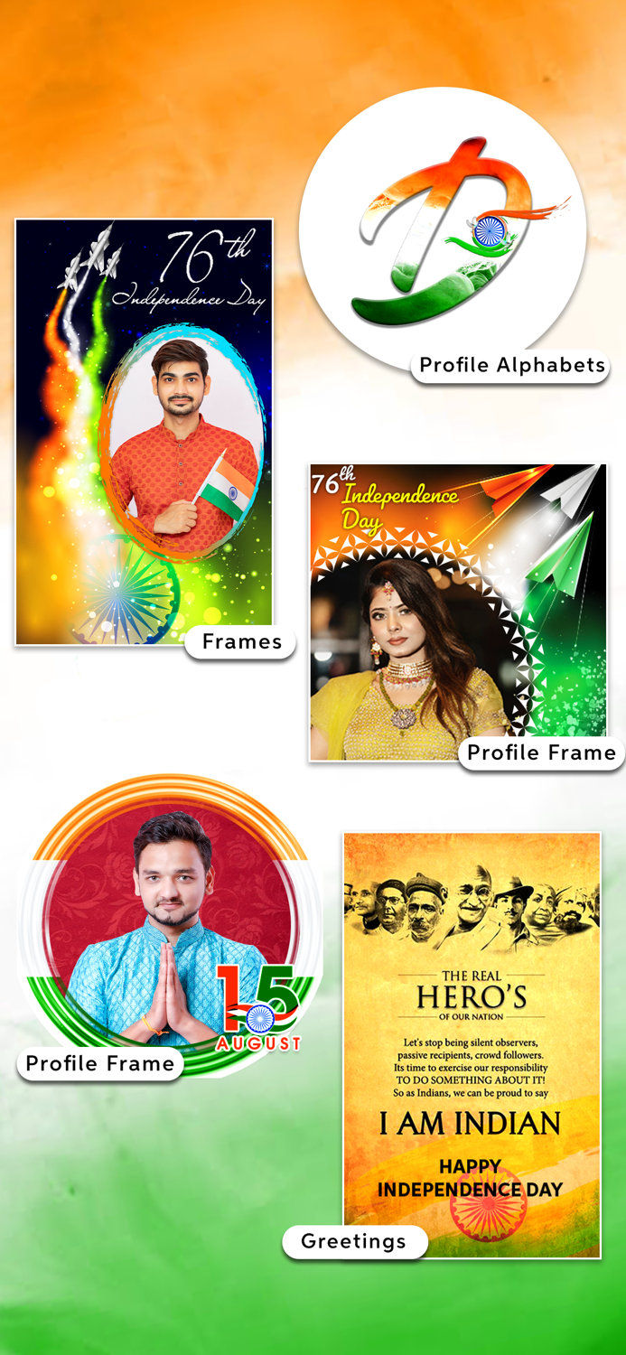 Independence Day Frames  Card