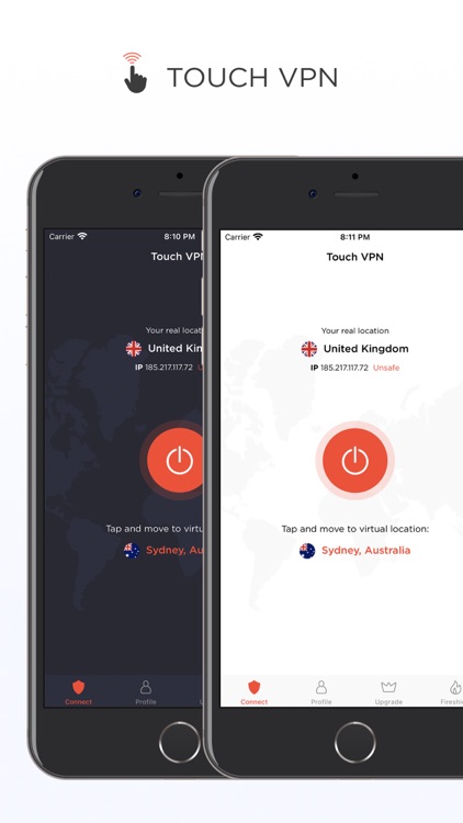 Touch VPN — Unlimited Proxy screenshot-0