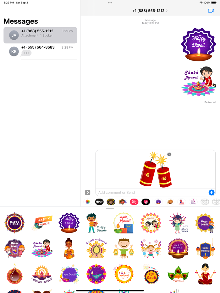 Happy Diwali - Wishes Stickers