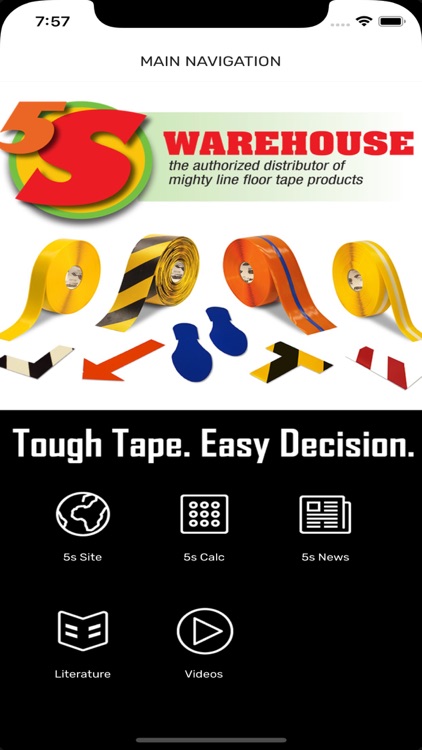 5s Warehouse Floor Tape App