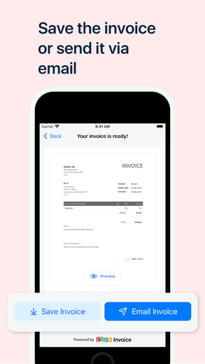 Invoice Generator - Zoho for iPhone - APP DOWNLOAD