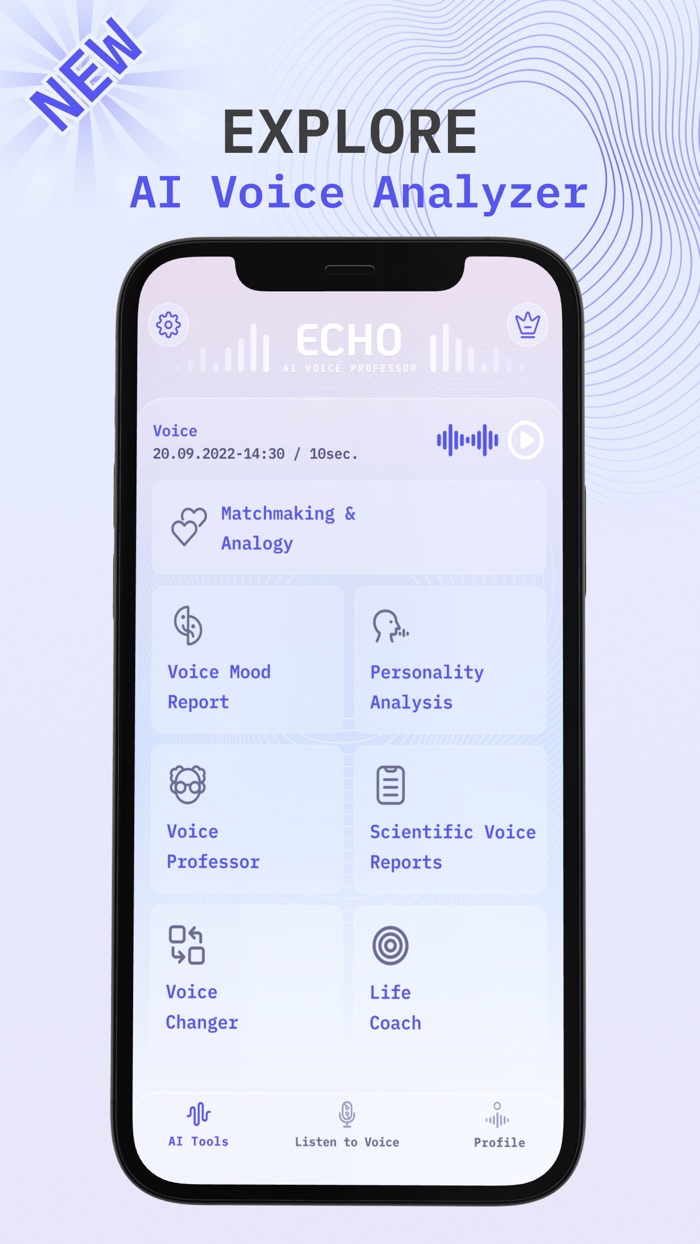 ECHO AI Voice Analyzer